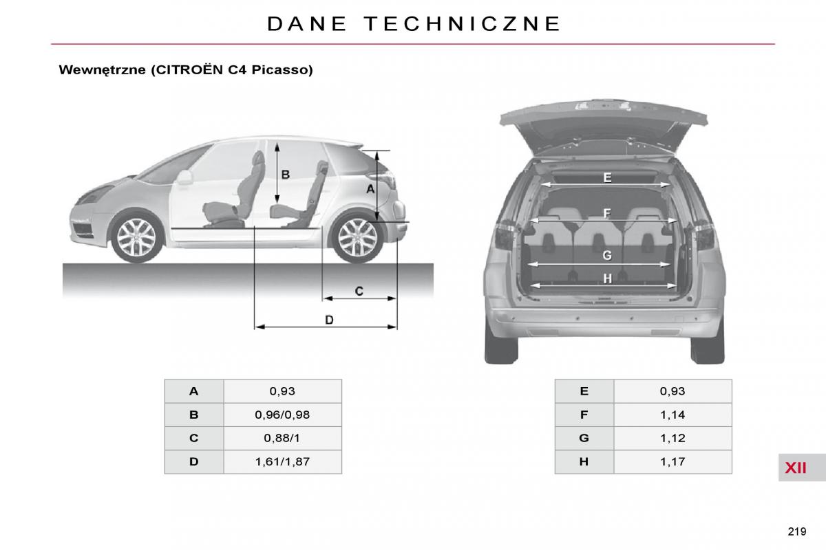 Citroen C4 Picasso I 1 instrukcja obslugi / page 248