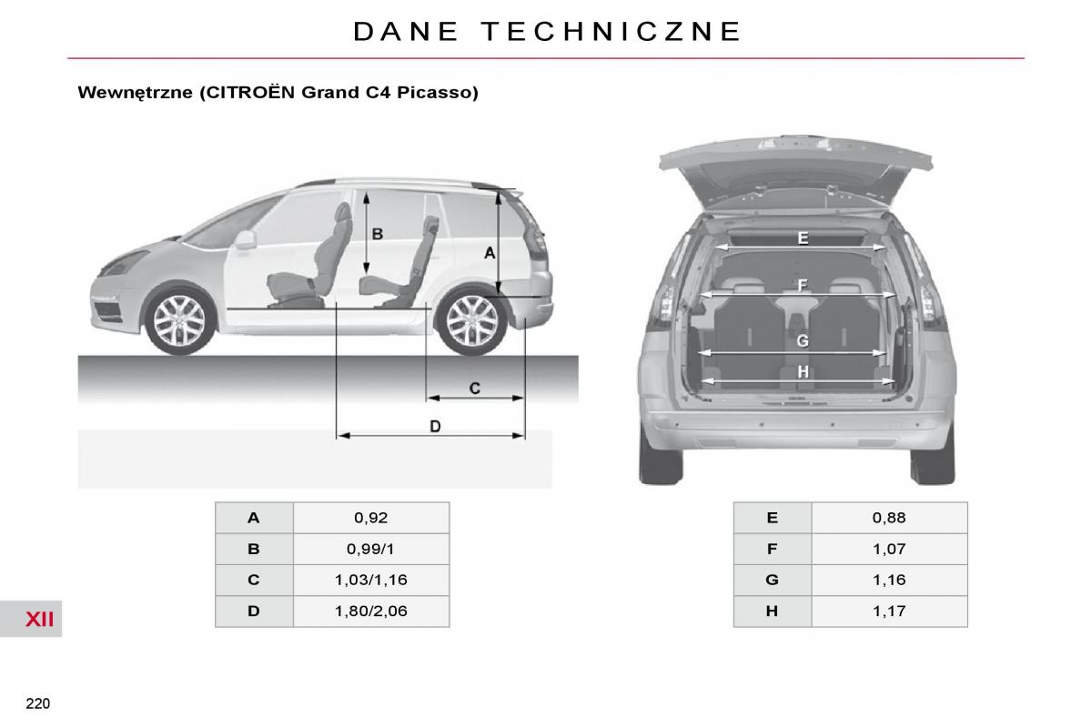 Citroen C4 Picasso I 1 instrukcja obslugi / page 249