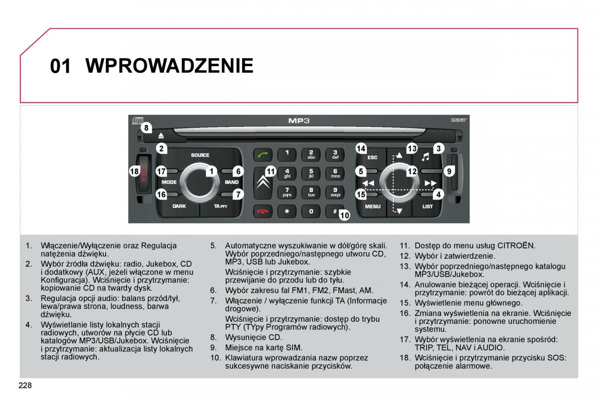 Citroen C4 Picasso I 1 instrukcja obslugi / page 254