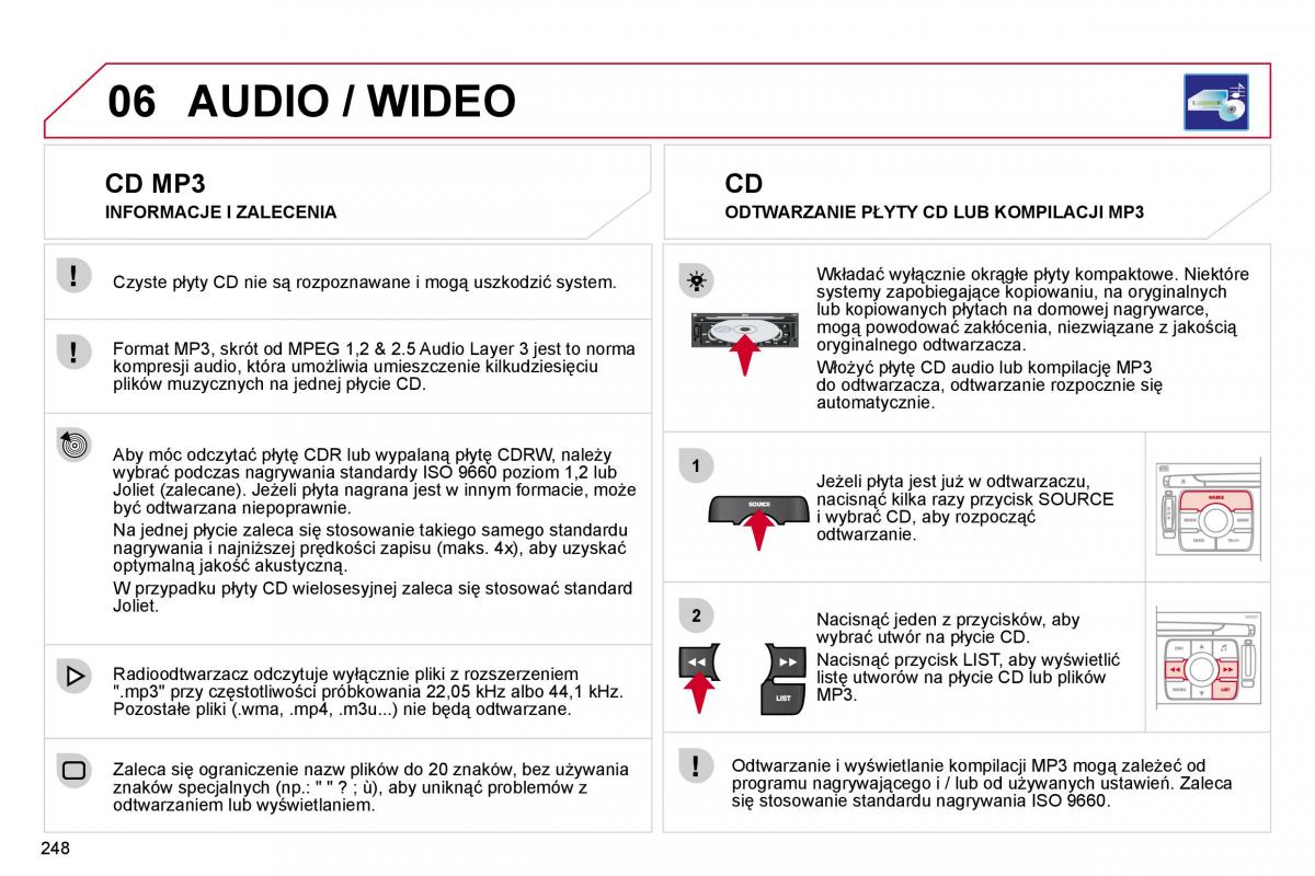 Citroen C4 Picasso I 1 instrukcja obslugi / page 274