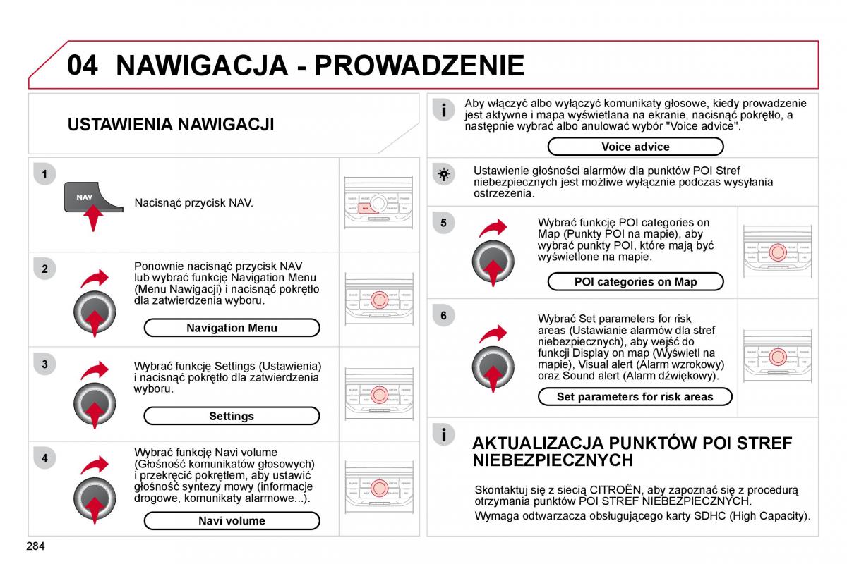 Citroen C4 Picasso I 1 instrukcja obslugi / page 309