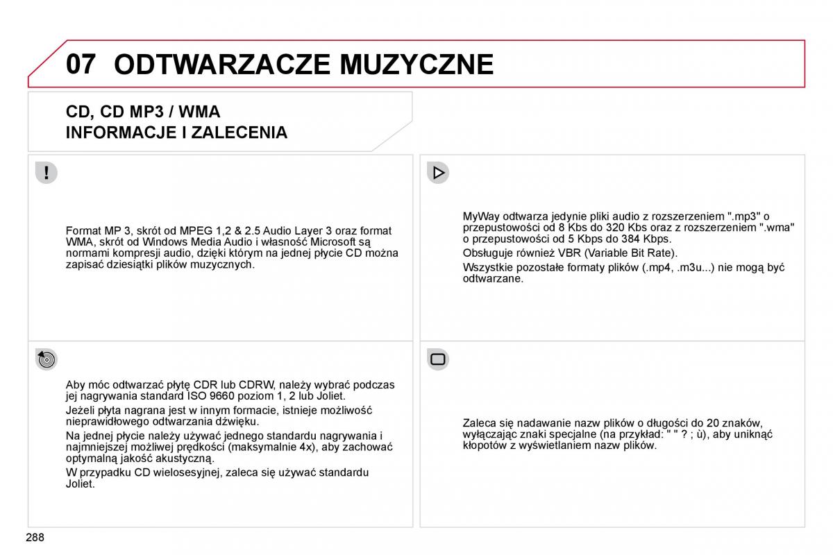 Citroen C4 Picasso I 1 instrukcja obslugi / page 313