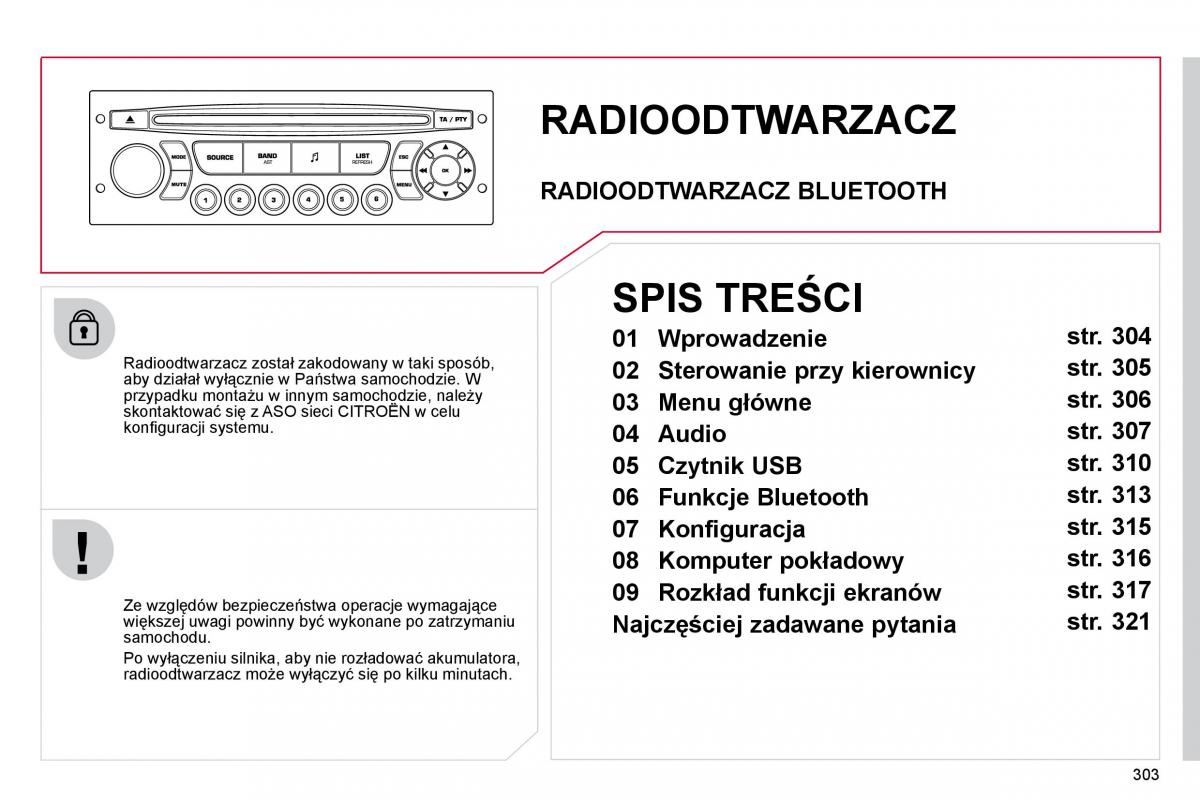 Citroen C4 Picasso I 1 instrukcja obslugi / page 328