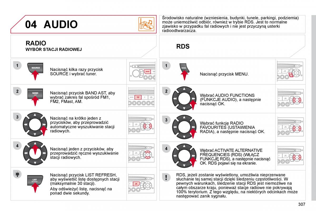 Citroen C4 Picasso I 1 instrukcja obslugi / page 332