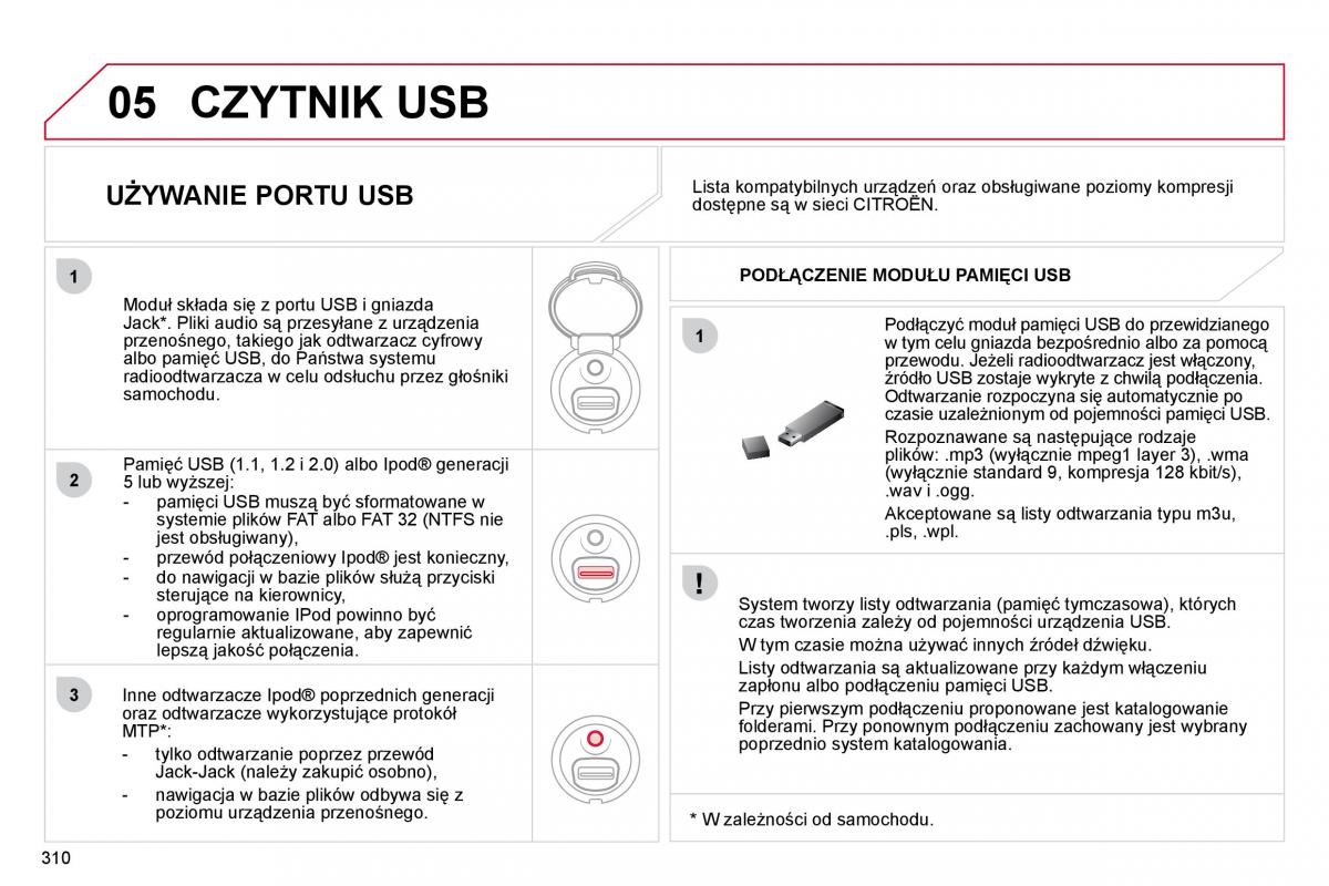 Citroen C4 Picasso I 1 instrukcja obslugi / page 335