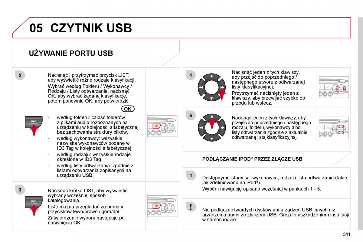 Citroen C4 Picasso I 1 instrukcja obslugi / page 336