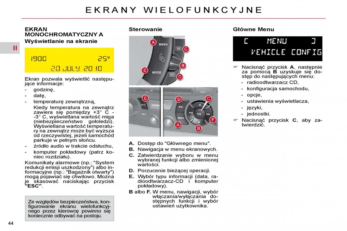 Citroen C4 Picasso I 1 instrukcja obslugi / page 41