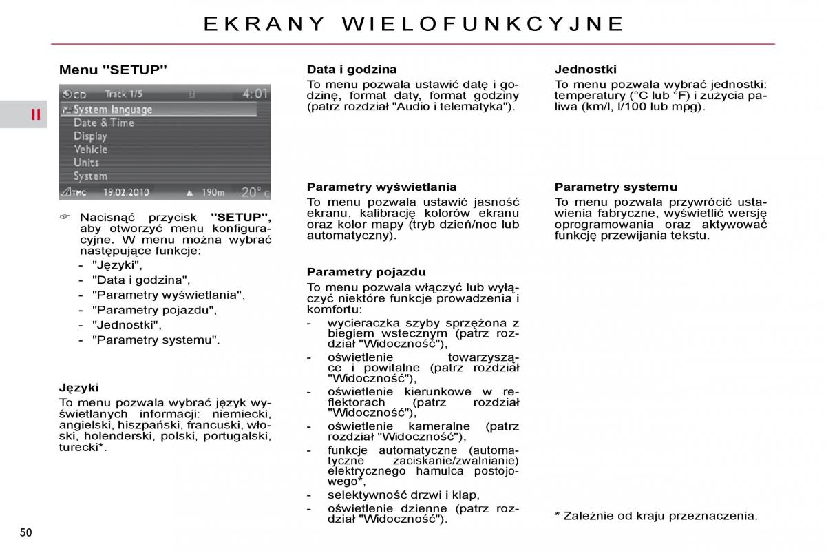 Citroen C4 Picasso I 1 instrukcja obslugi / page 47