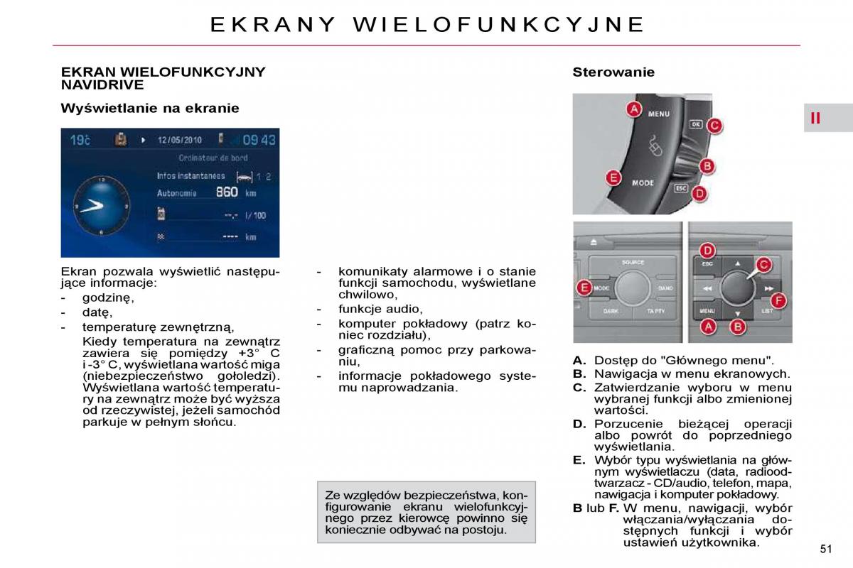 Citroen C4 Picasso I 1 instrukcja obslugi / page 48