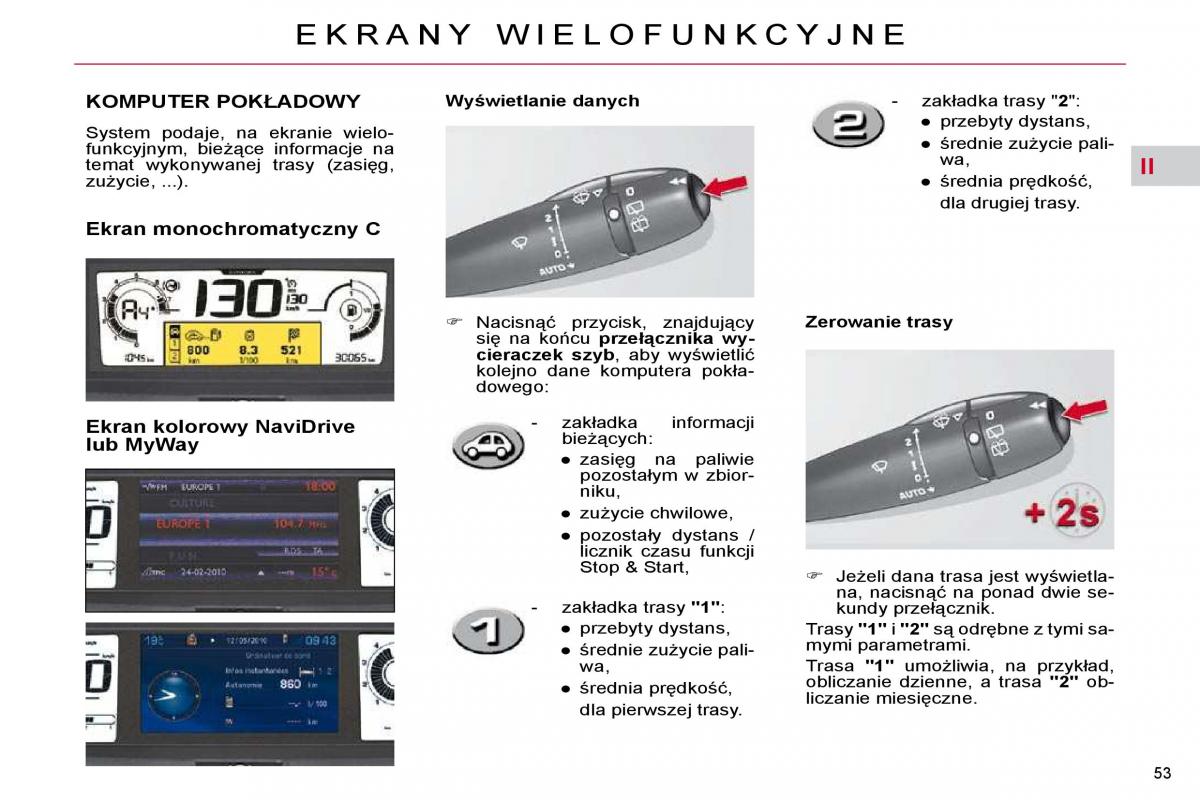 Citroen C4 Picasso I 1 instrukcja obslugi / page 51