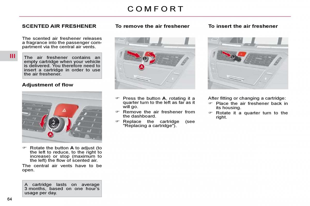 Citroen C4 Picasso I 1 owners manual / page 64