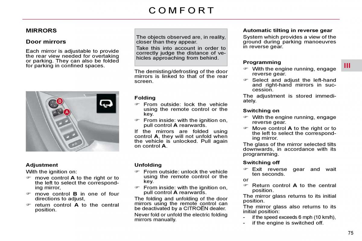 Citroen C4 Picasso I 1 owners manual / page 76