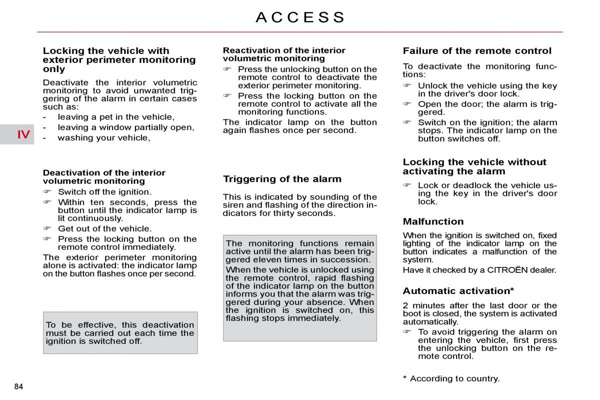 Citroen C4 Picasso I 1 owners manual / page 89