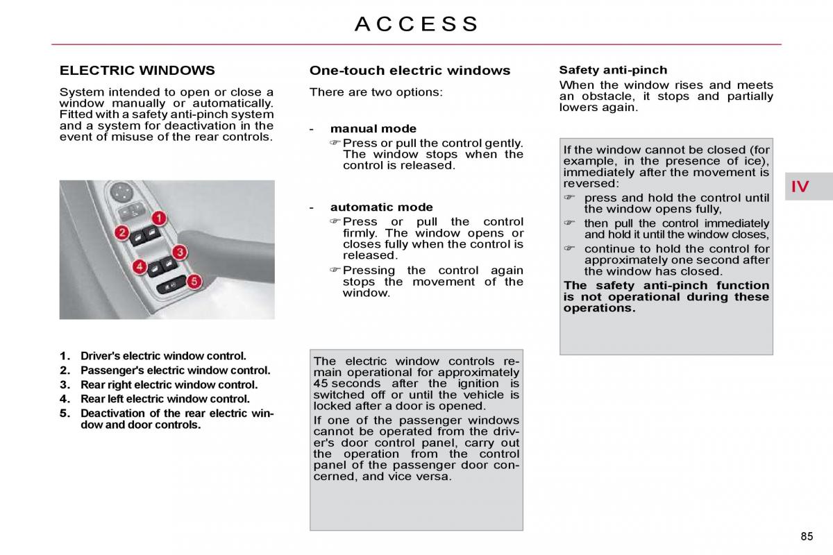 Citroen C4 Picasso I 1 owners manual / page 90