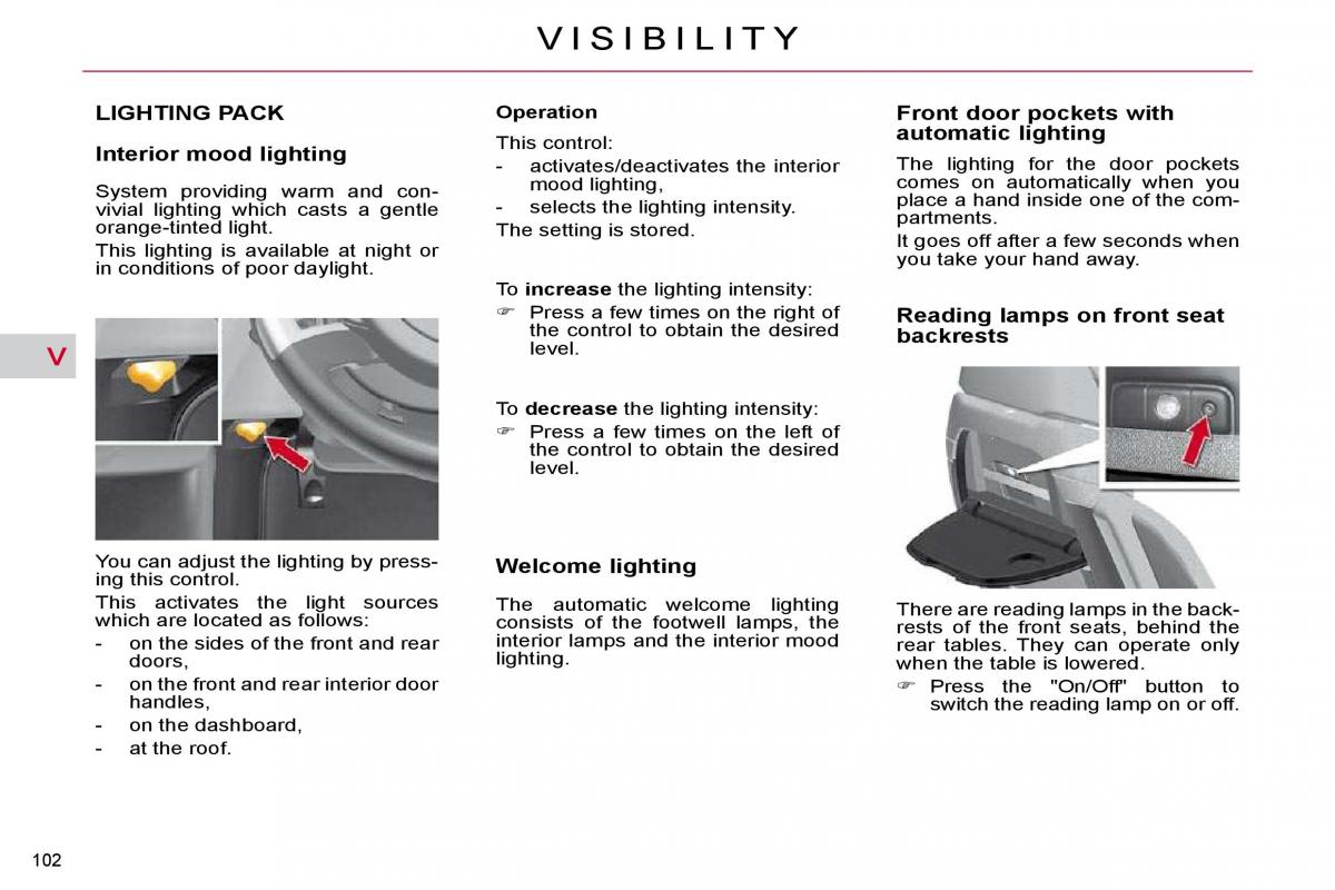 Citroen C4 Picasso I 1 owners manual / page 113