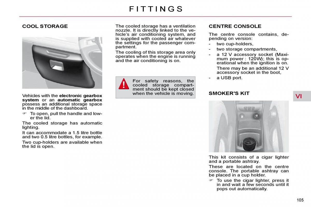 Citroen C4 Picasso I 1 owners manual / page 116