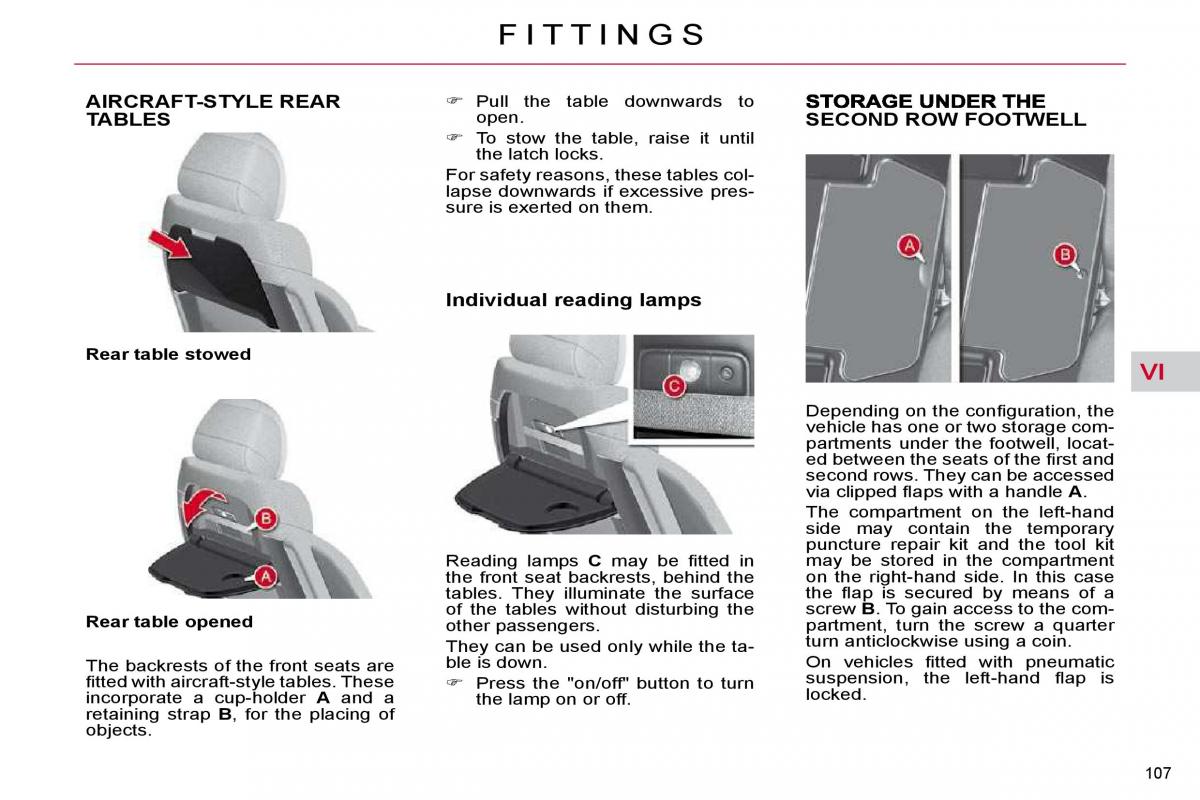 Citroen C4 Picasso I 1 owners manual / page 118