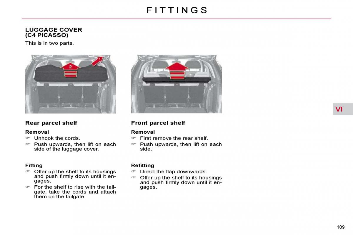 Citroen C4 Picasso I 1 owners manual / page 126