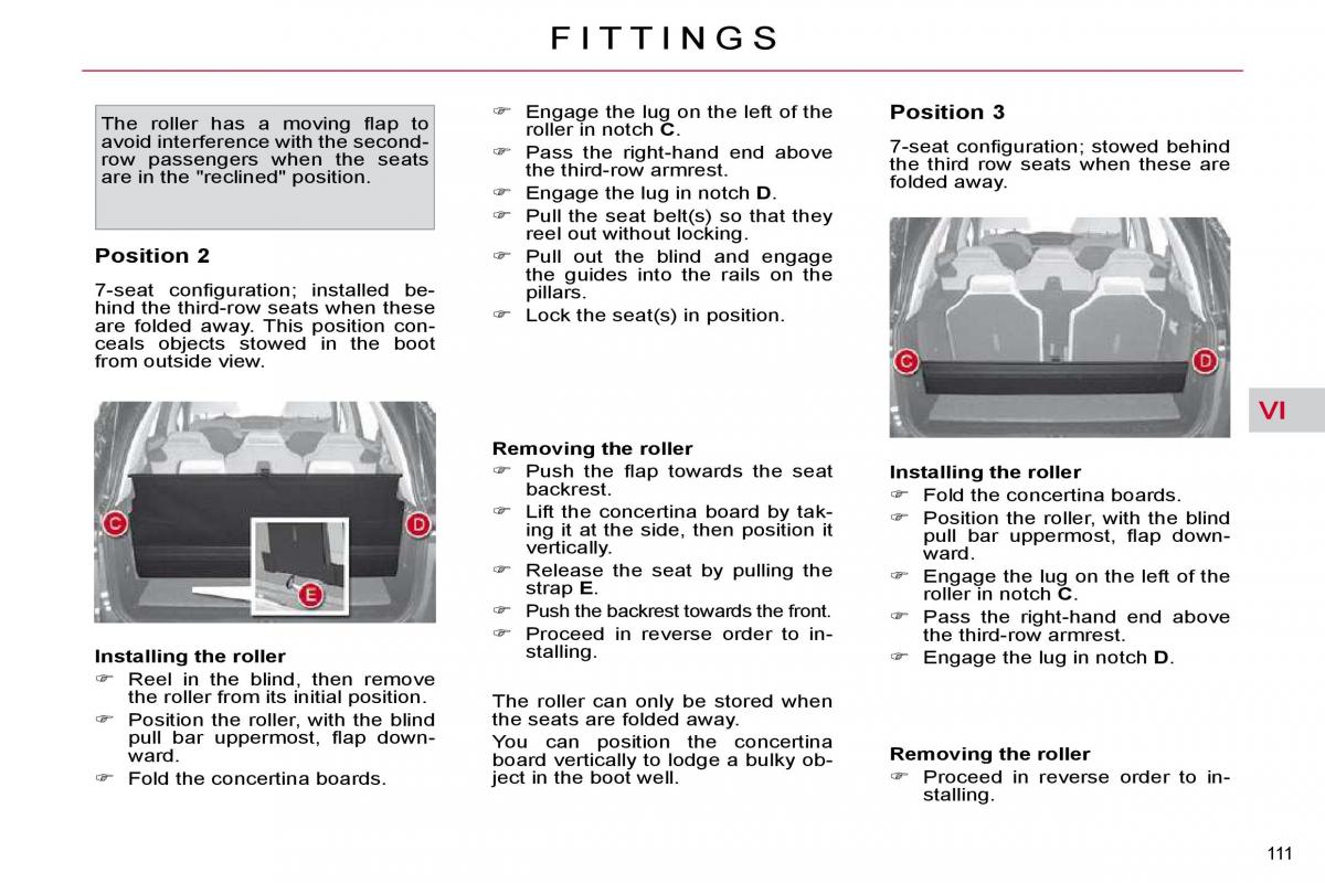 Citroen C4 Picasso I 1 owners manual / page 128