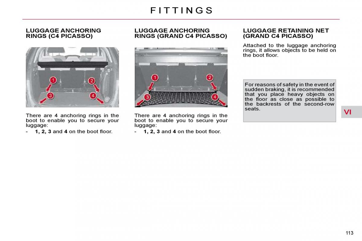 Citroen C4 Picasso I 1 owners manual / page 130