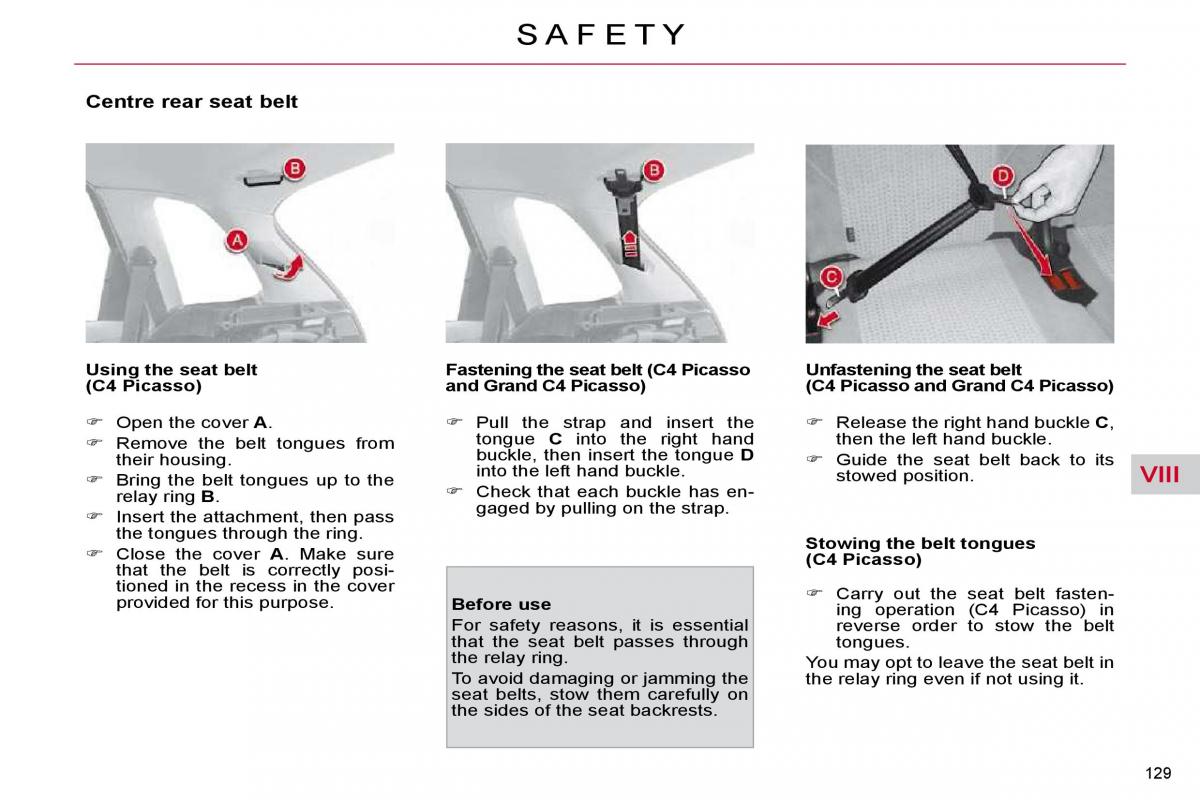 Citroen C4 Picasso I 1 owners manual / page 154