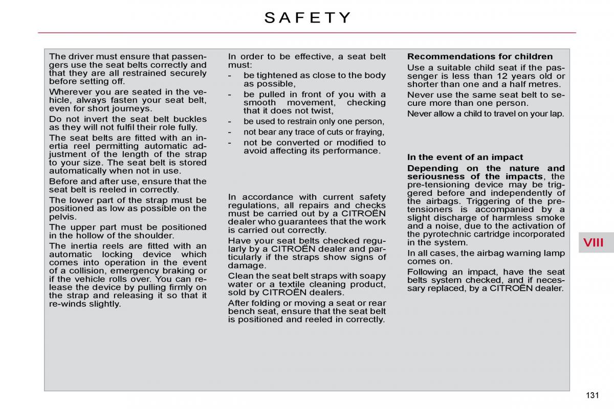 Citroen C4 Picasso I 1 owners manual / page 156