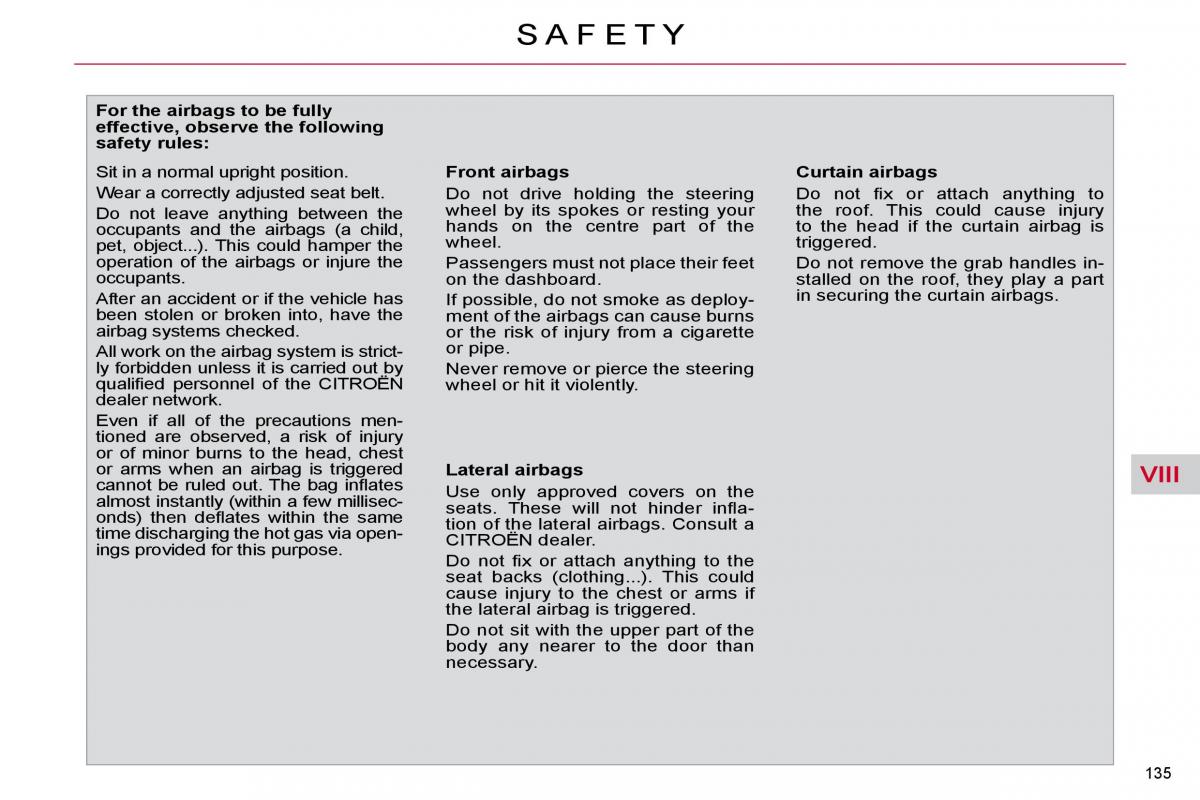 Citroen C4 Picasso I 1 owners manual / page 159