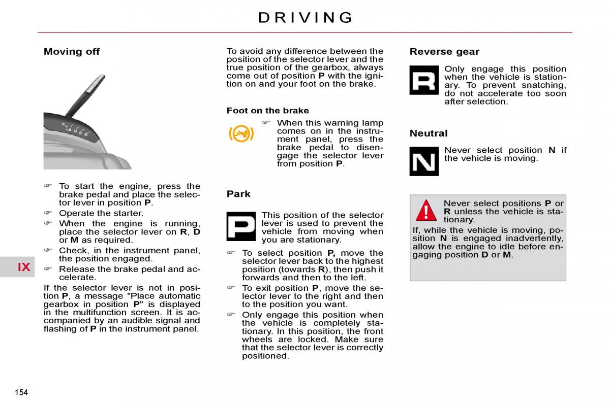 Citroen C4 Picasso I 1 owners manual / page 180