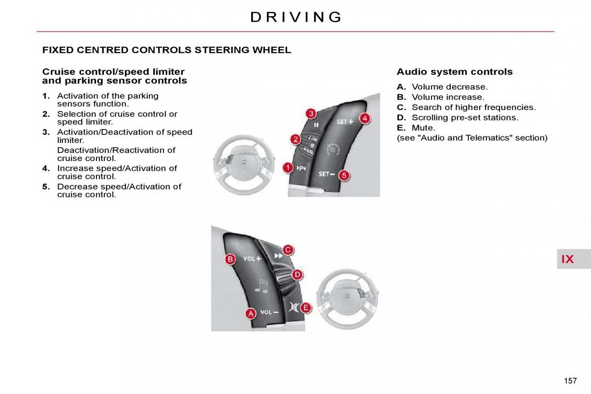 Citroen C4 Picasso I 1 owners manual / page 183