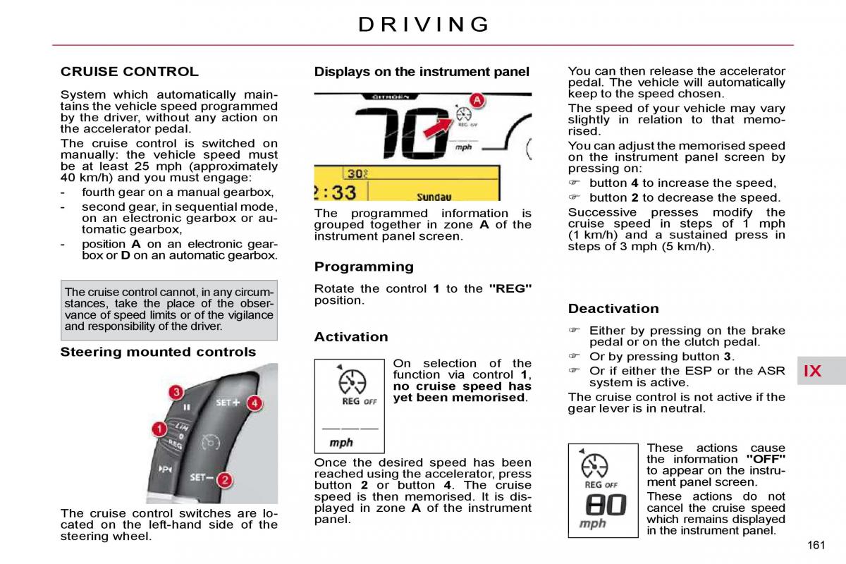 Citroen C4 Picasso I 1 owners manual / page 187