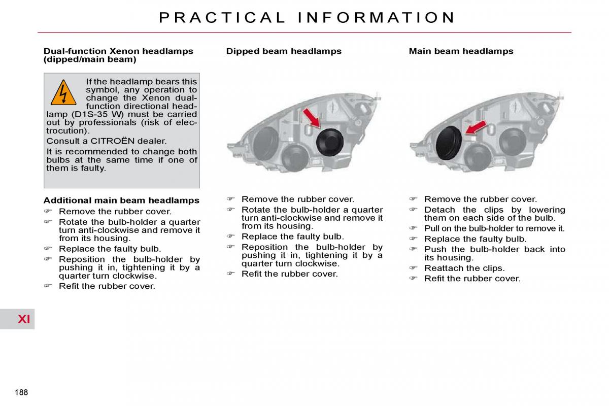 Citroen C4 Picasso I 1 owners manual / page 214