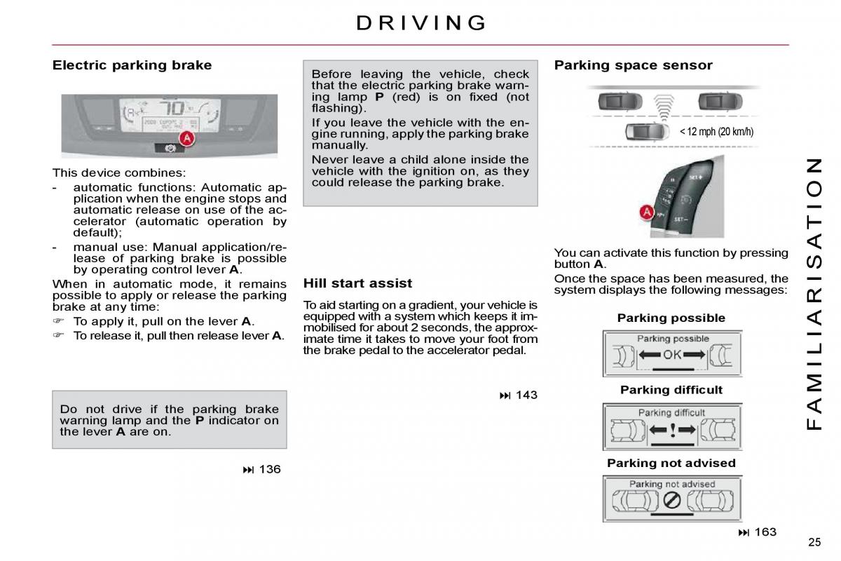 Citroen C4 Picasso I 1 owners manual / page 22