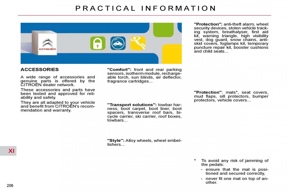 Citroen C4 Picasso I 1 owners manual / page 235