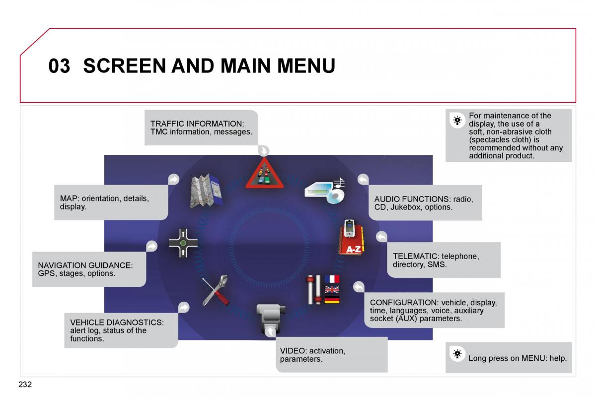 Citroen C4 Picasso I 1 owners manual / page 258