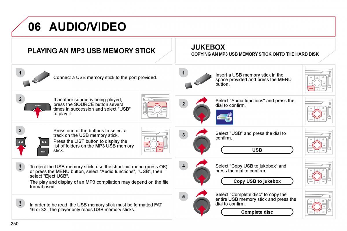 Citroen C4 Picasso I 1 owners manual / page 276