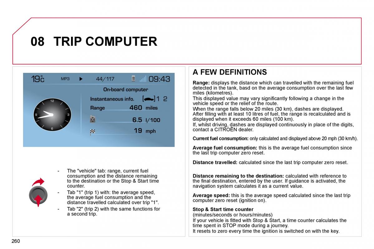 Citroen C4 Picasso I 1 owners manual / page 286