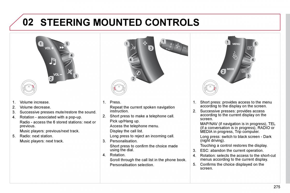 Citroen C4 Picasso I 1 owners manual / page 300