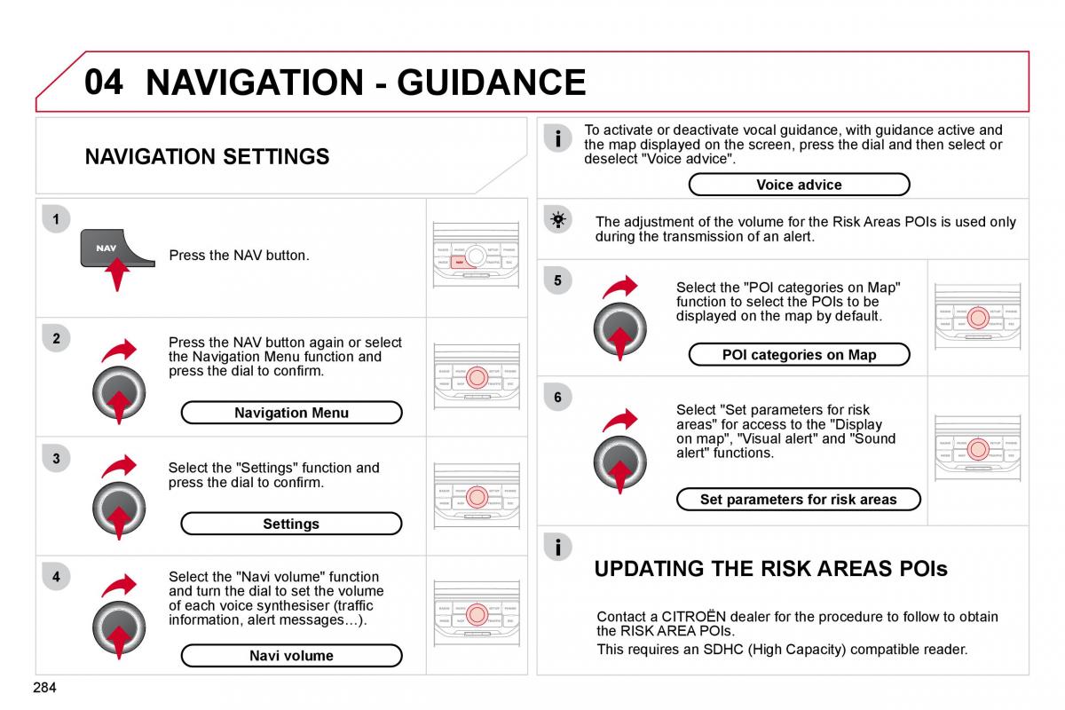 Citroen C4 Picasso I 1 owners manual / page 309