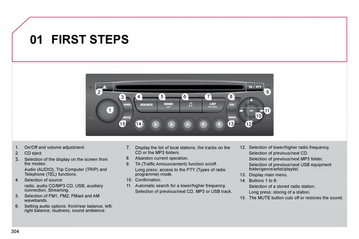 Citroen C4 Picasso I 1 owners manual / page 329