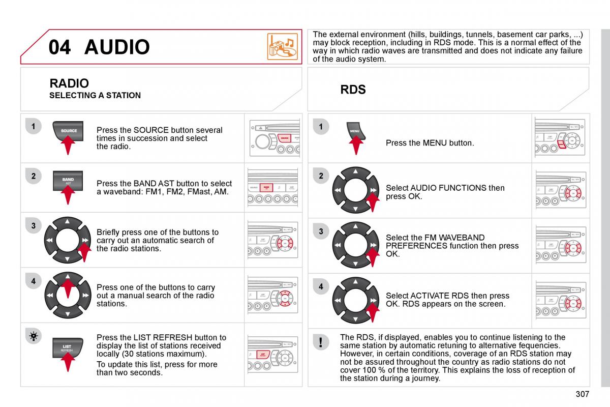 Citroen C4 Picasso I 1 owners manual / page 332