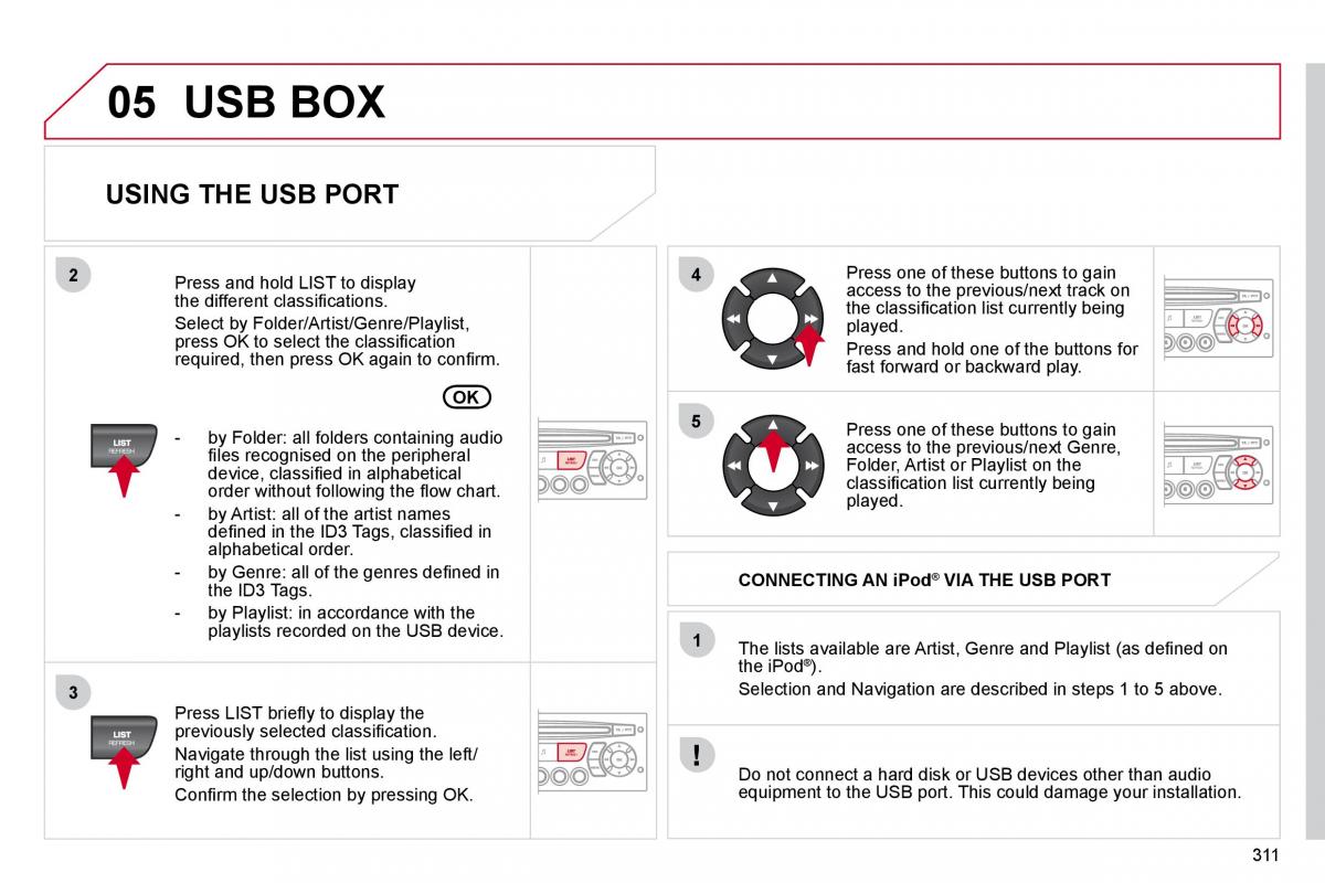 Citroen C4 Picasso I 1 owners manual / page 336