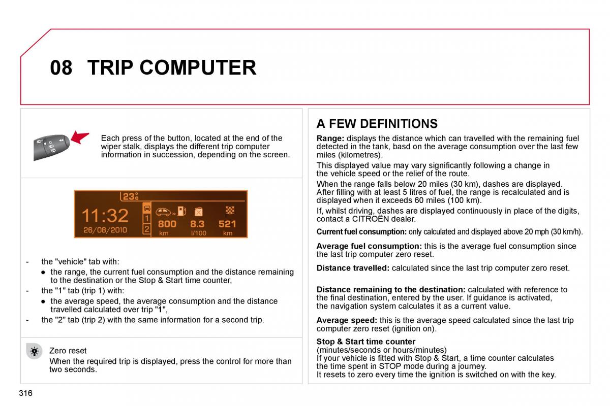 Citroen C4 Picasso I 1 owners manual / page 341