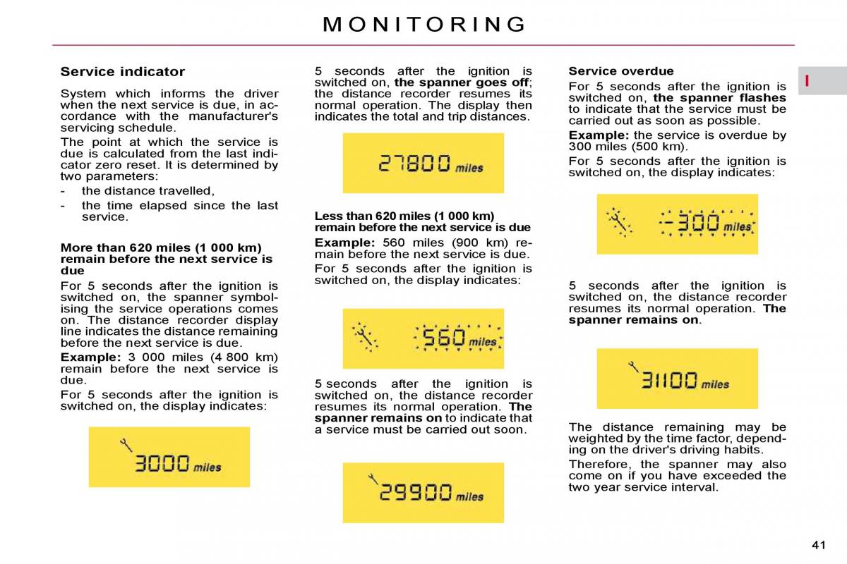 Citroen C4 Picasso I 1 owners manual / page 37