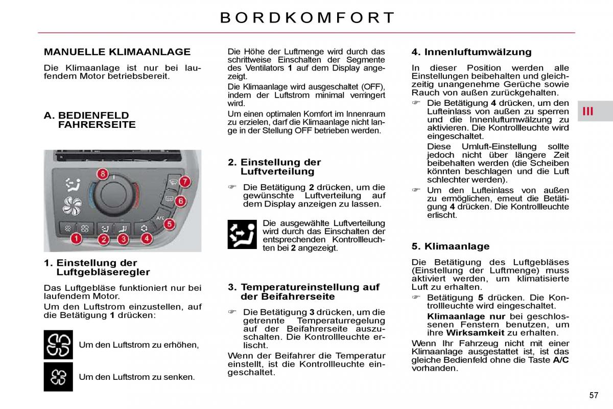 Citroen C4 Picasso I 1 owners manual Handbuch / page 55