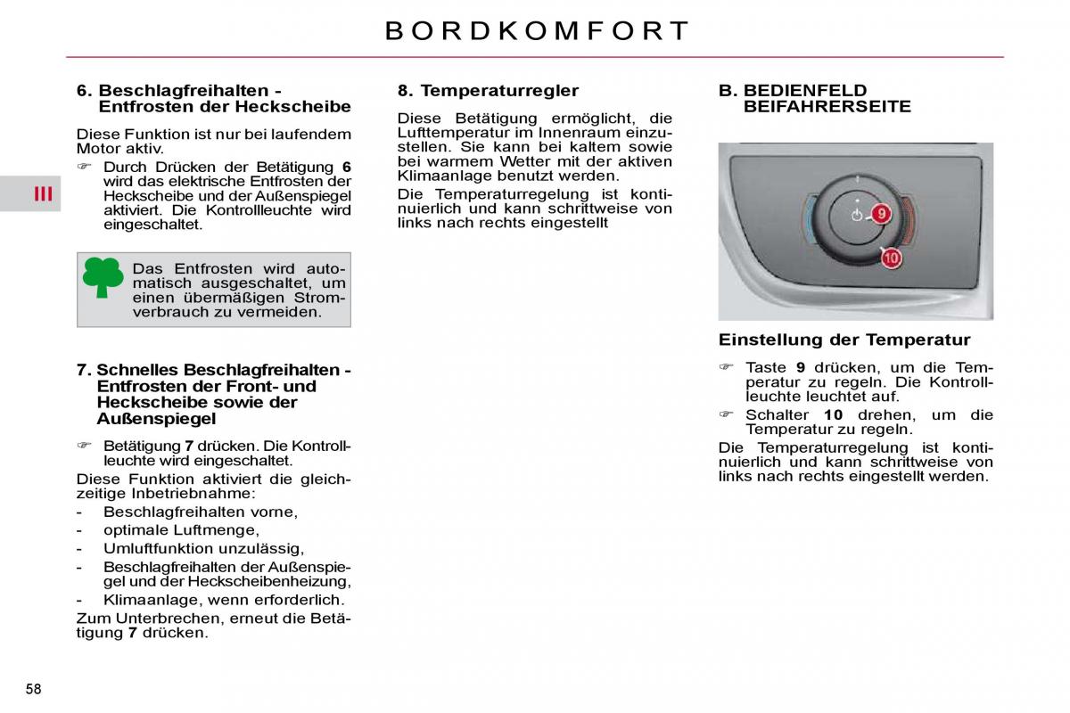 Citroen C4 Picasso I 1 owners manual Handbuch / page 56