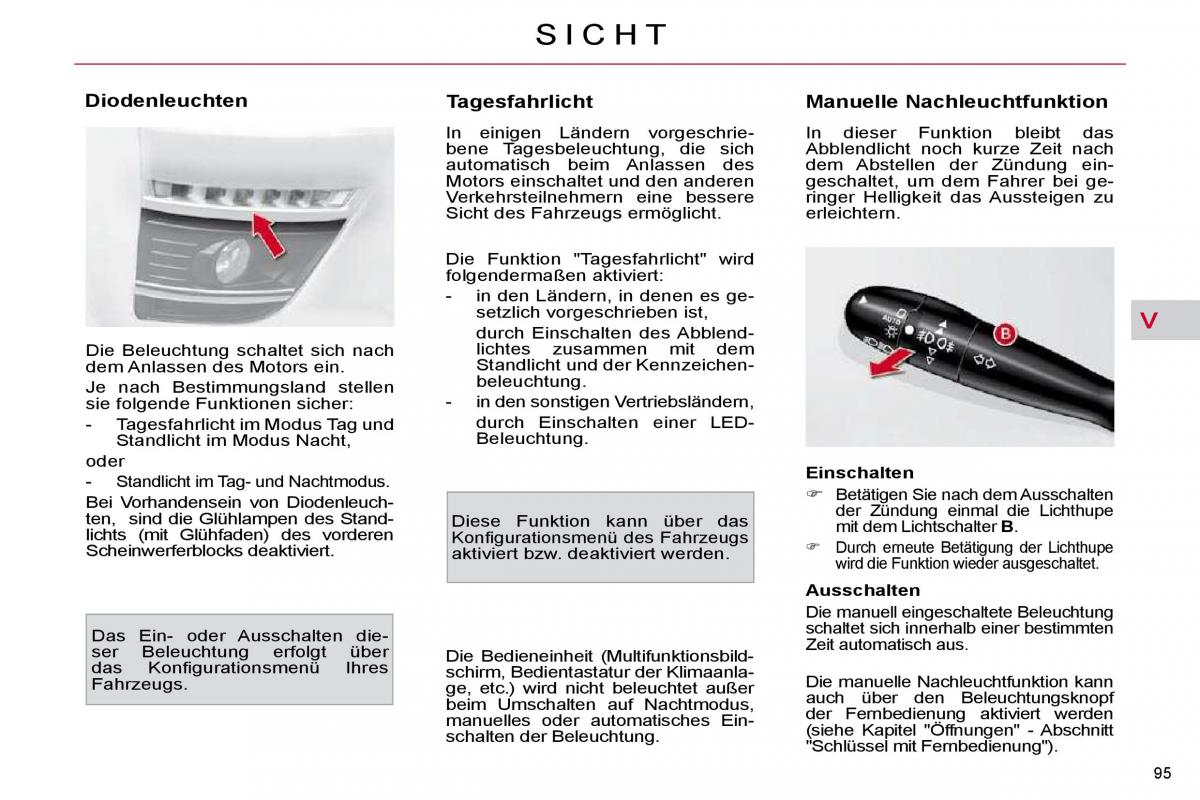 Citroen C4 Picasso I 1 owners manual Handbuch / page 101