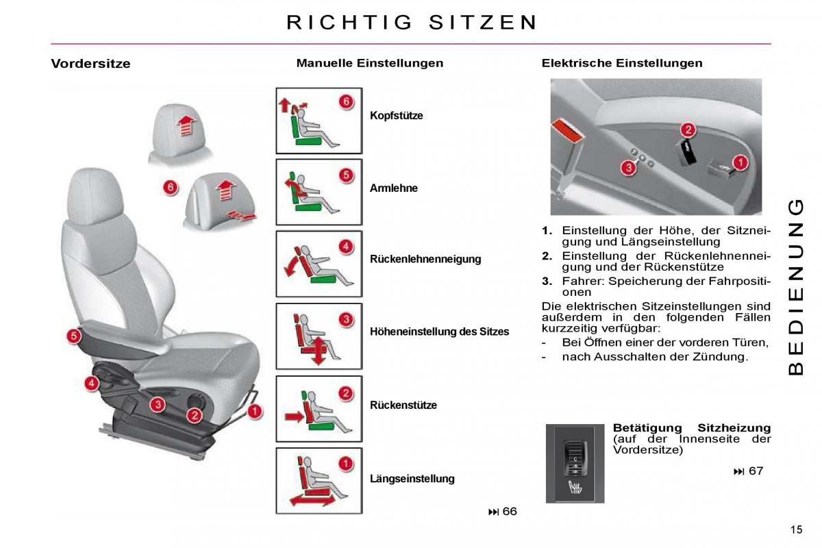 Citroen C4 Picasso I 1 owners manual Handbuch / page 12