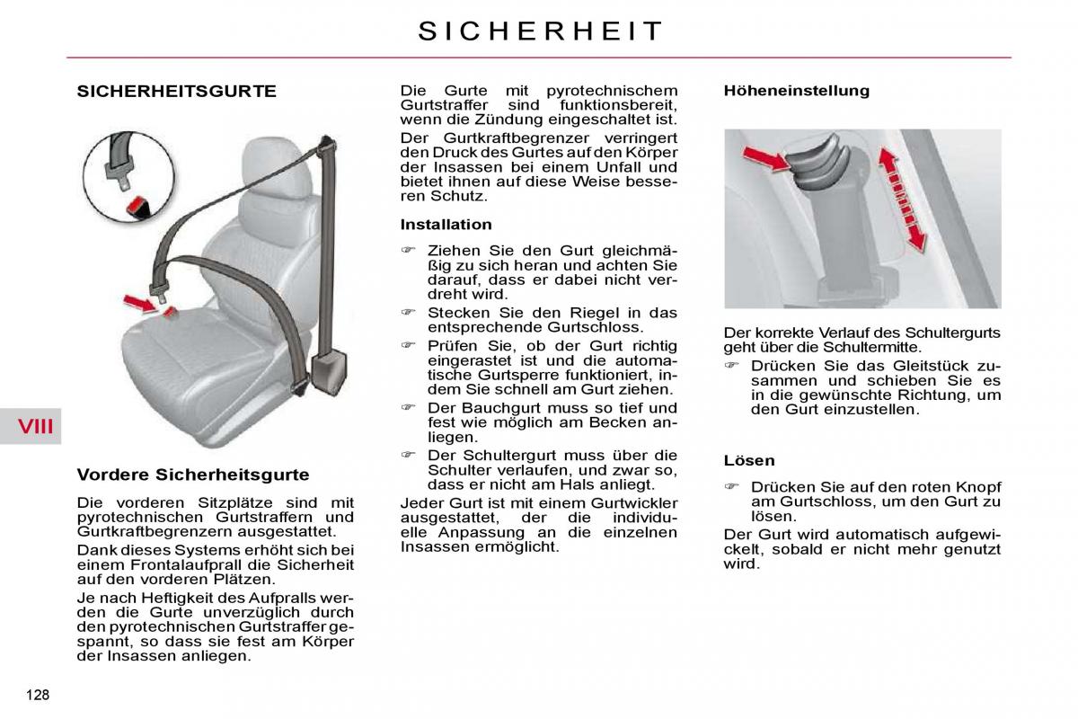 Citroen C4 Picasso I 1 owners manual Handbuch / page 153