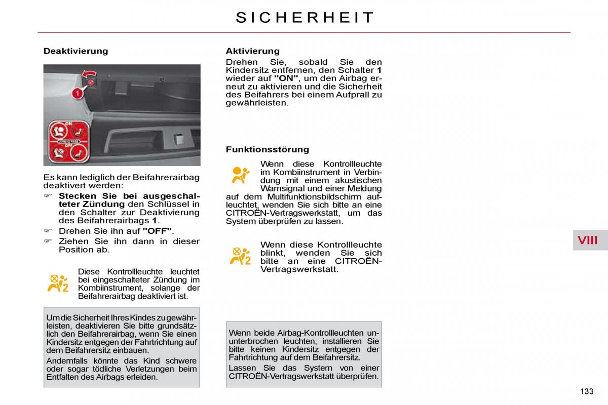 Citroen C4 Picasso I 1 owners manual Handbuch / page 158