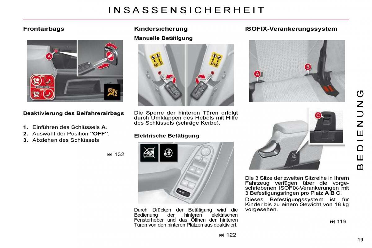 Citroen C4 Picasso I 1 owners manual Handbuch / page 16